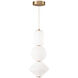 Dango LED 12 inch Oxidized Rose Pendant Ceiling Light