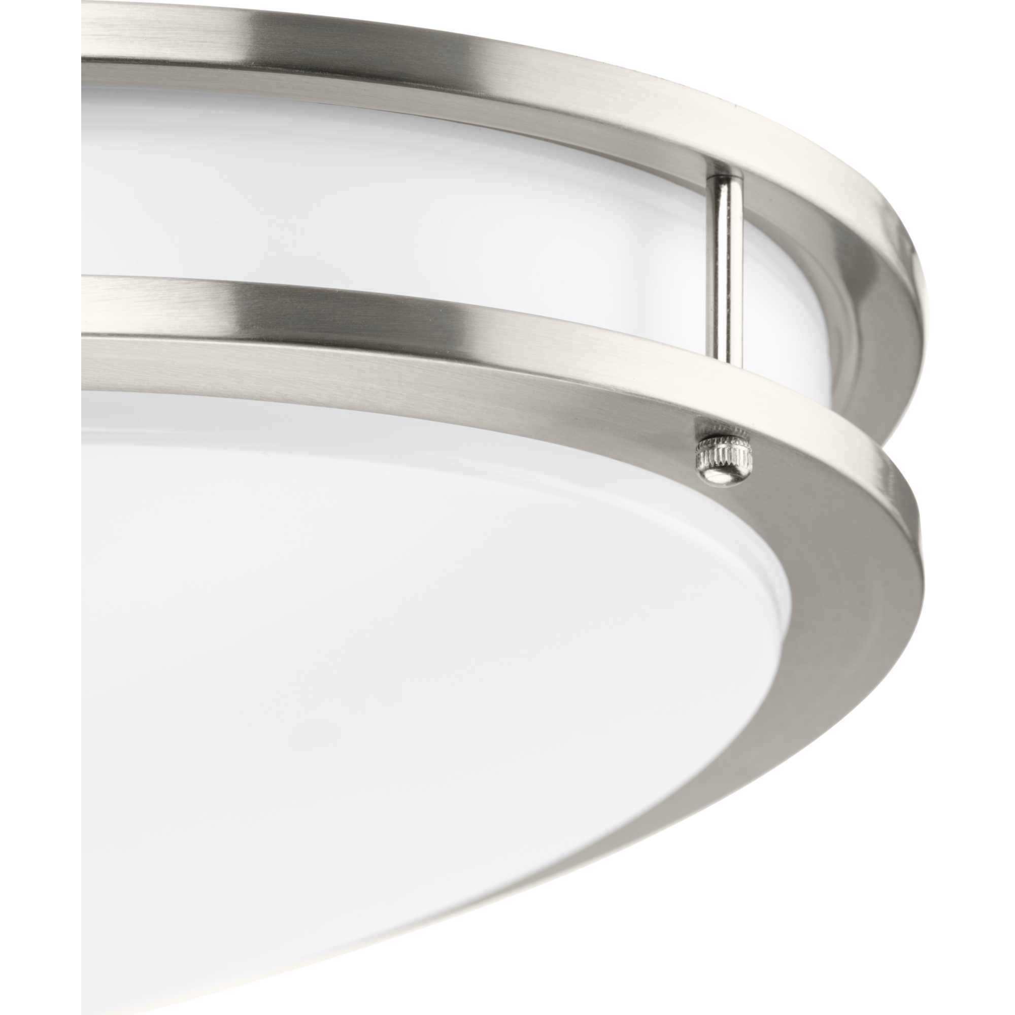 Abide LED LED 18.1 inch Brushed Nickel Flush Mount Ceiling Light, Extra Large, Progress LED