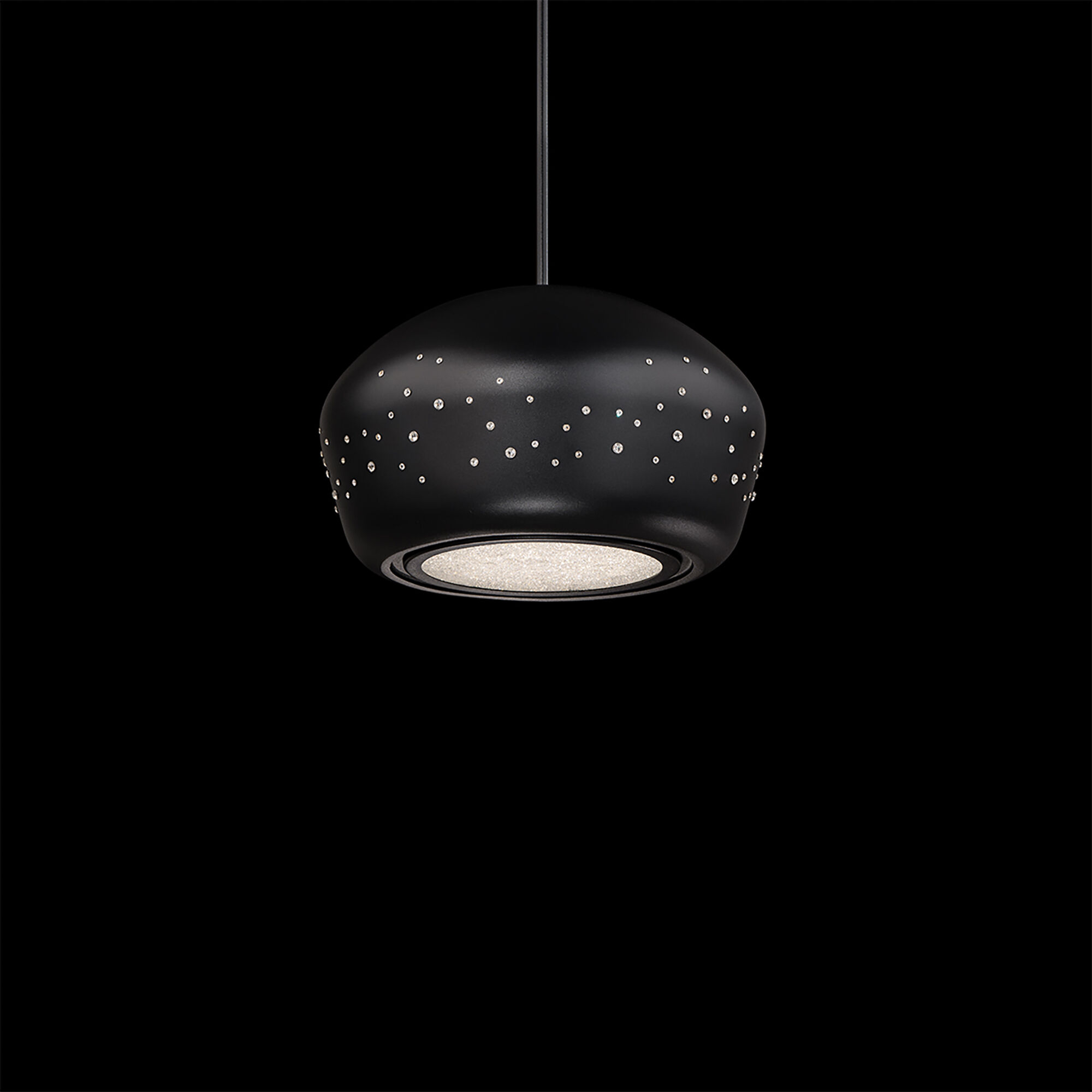 Beyond Astral LED 13 inch Black Pendant Ceiling Light