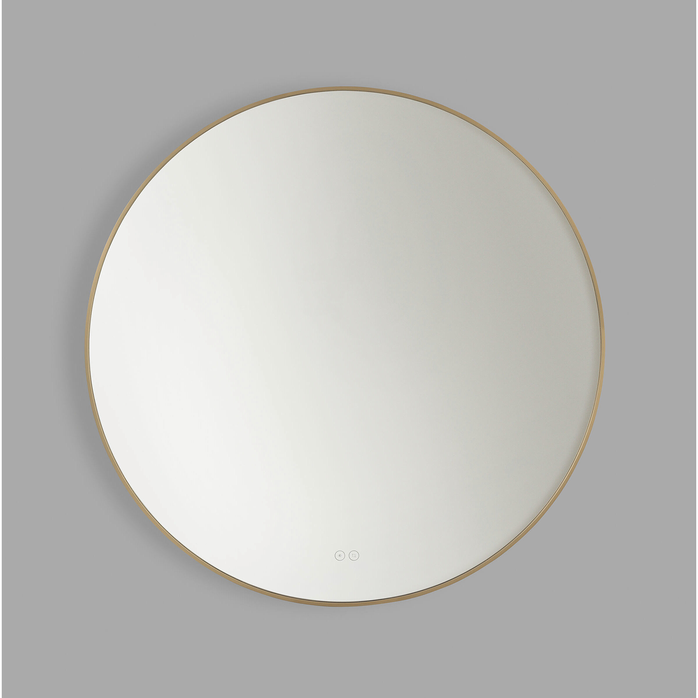 Cadre 36 X 36 inch Satin Brass Backlit Wall Mirror