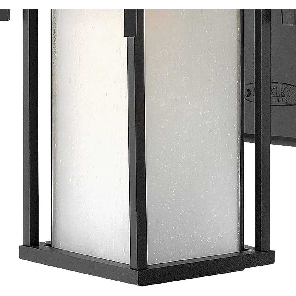 Estate Series Harbor Outdoor Wall Mount Lantern in Satin Black, Non-LED, Medium