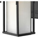 Estate Series Harbor Outdoor Wall Mount Lantern in Satin Black, Non-LED, Medium