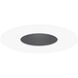 Pearl Haze Pinhole / Bright White Flange LED Round Pinhole Retrofit in 4000K, Haze / Bright White, 4" Retrofit
