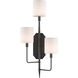 Knowsley 3 Light 14 inch Oil Rubbed Bronze Wall Sconce Wall Light, Left