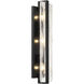 Cloud Break 3 Light 6 inch Coal ADA Wall Sconce Wall Light