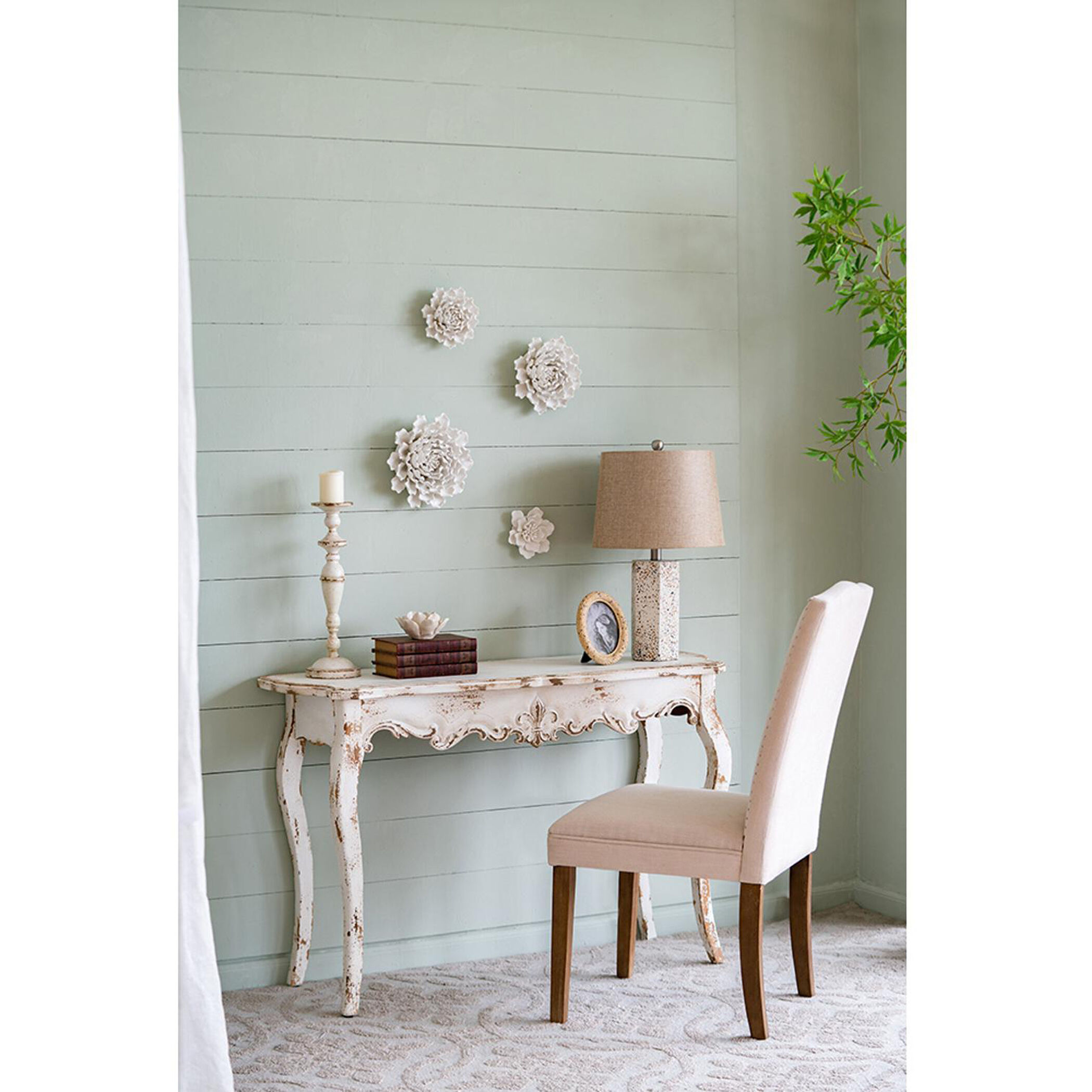 Anita 46.1 X 16.5 inch Weathered Off-White Console Table