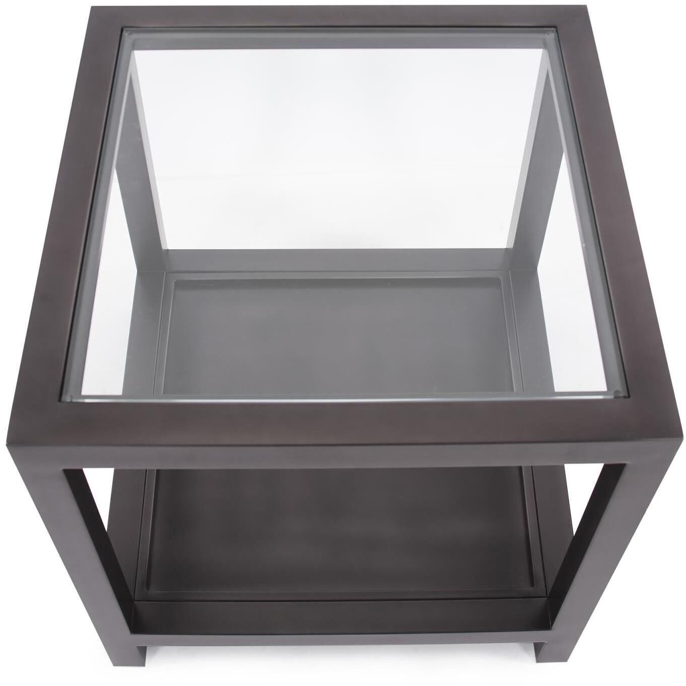 Dumas 23.75 X 22 inch Nickel Side Table