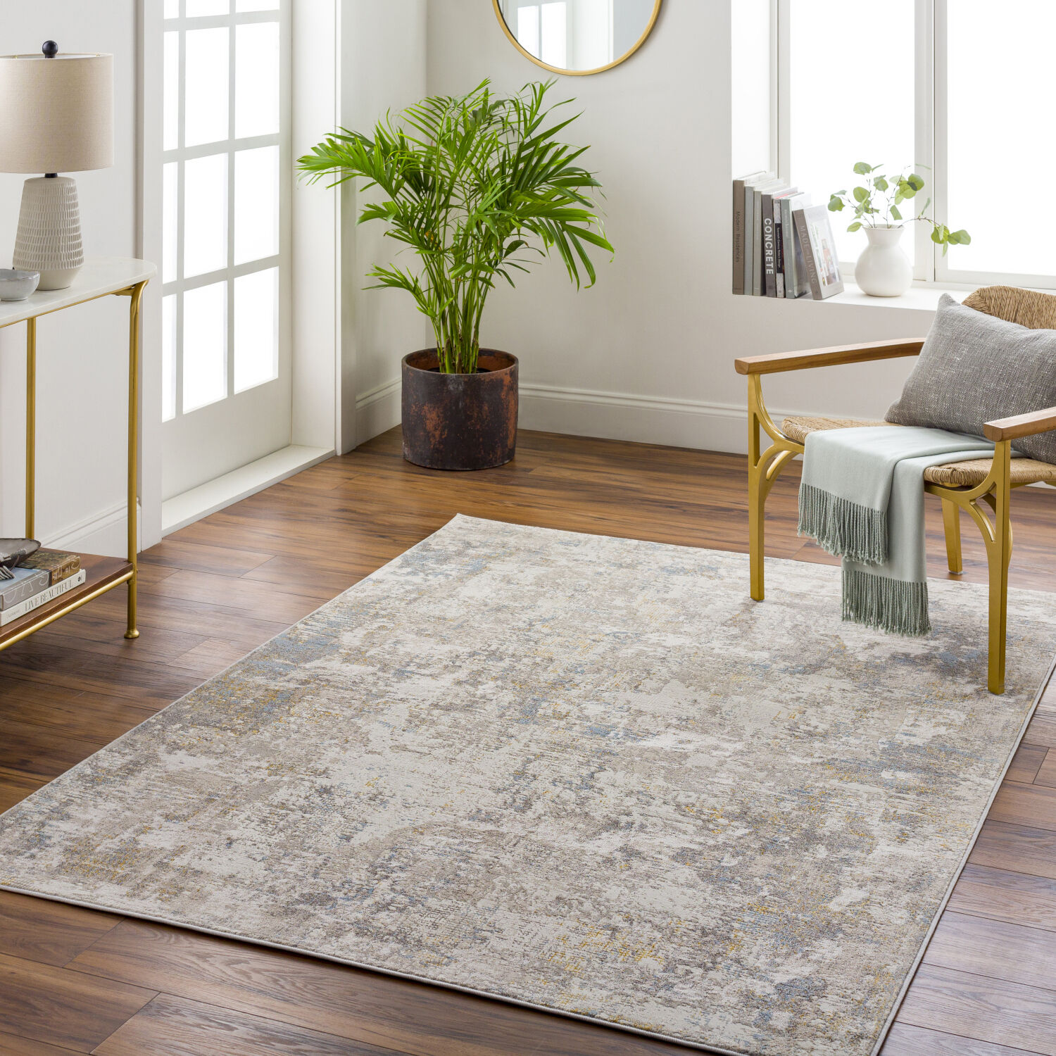 Roswell 120 X 94 inch Taupe Rug
