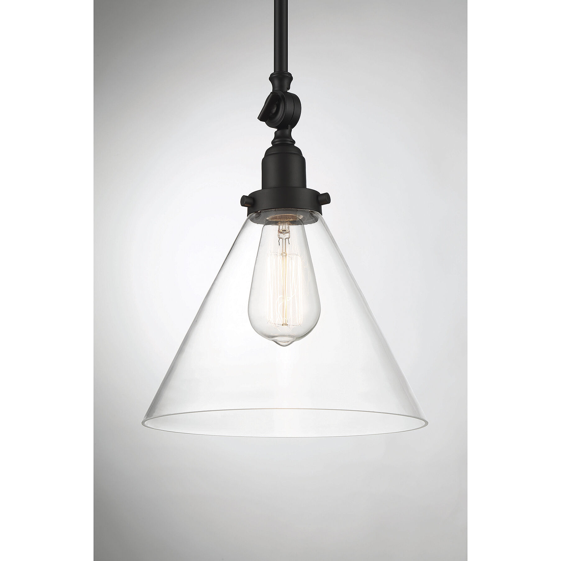 Drake 1 Light 10 inch Matte Black Pendant Ceiling Light, Essentials
