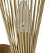 Aurora 2 Light 6 inch Nordic Brass Wall Sconce Wall Light