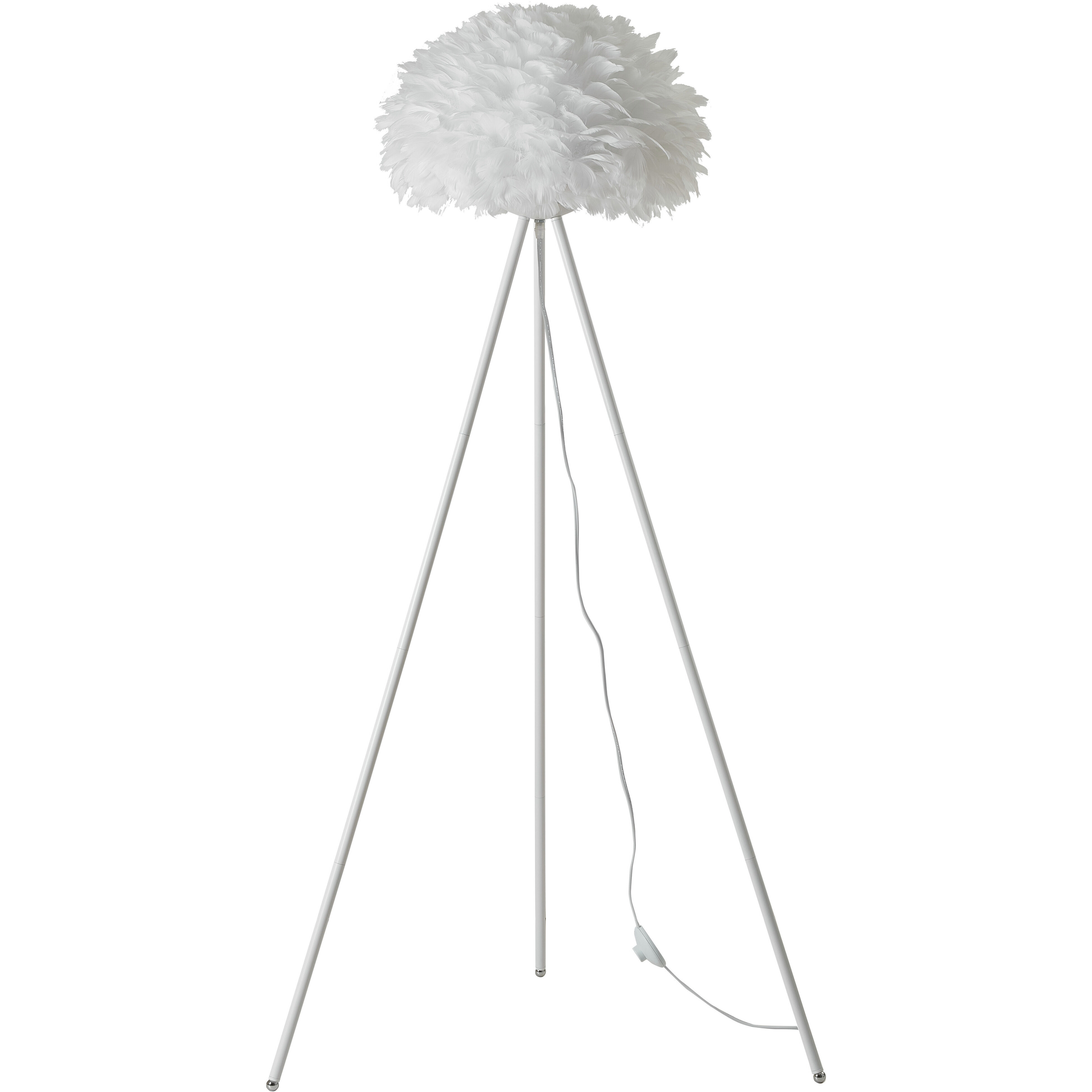 Canada 55 inch 60.00 watt White Floor Lamp Portable Light