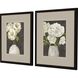 Florals Collection Dark Espresso Wood Framed Art