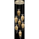 Essence 7 Light 13.5 inch Gold Pendant Ceiling Light