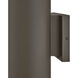 MOCO Silo 2 Light 20 inch Architectural Bronze Outdoor Wall Mount Lantern, Coastal Elements