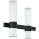 Ristretto LED 50 inch Matte Black Linear Chandelier Ceiling Light