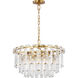 C&M by Chapman & Myers Arden 10 Light 24.13 inch Burnished Brass Chandelier Ceiling Light