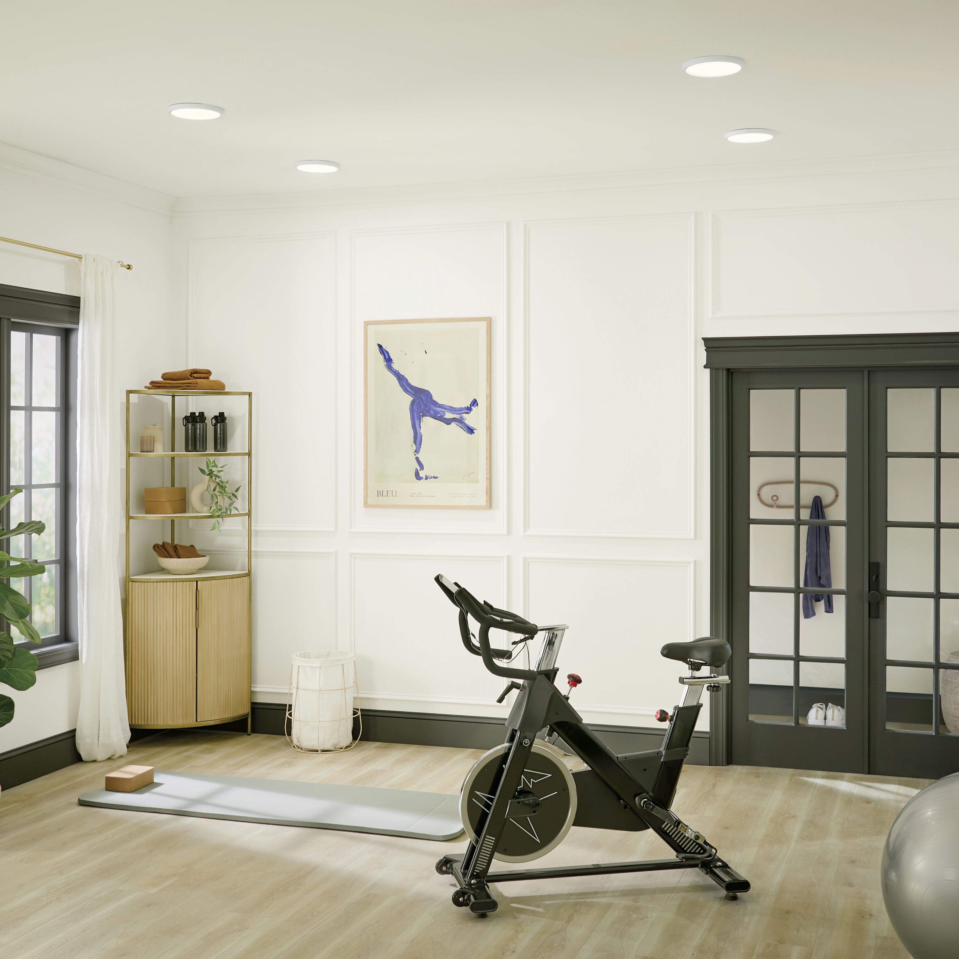 Ara LED White Flush Mount Light Ceiling Light