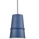 Castor Pendant Ceiling Light in Indigo Blue