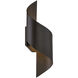 Helix LED 24.1 inch Bronze Outdoor Wall Light in 24in.