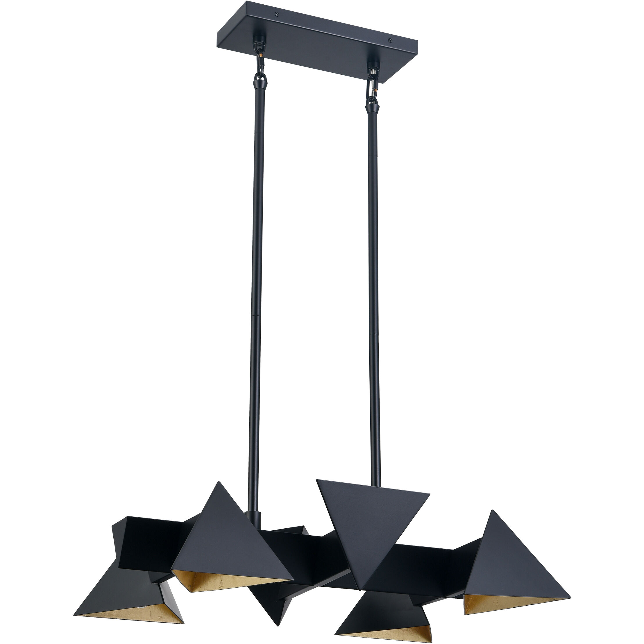 Avante 6 Light 15 inch Matte Black Chandelier Ceiling Light