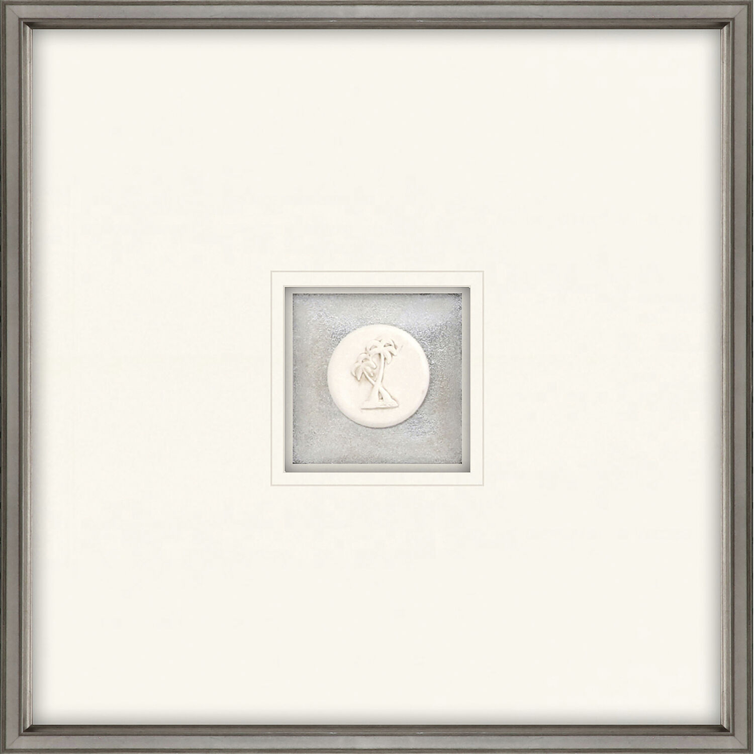 Waterside White and Blue Framed Art