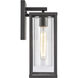 Augusta 1 Light 13.75 inch Matte Black Outdoor Sconce