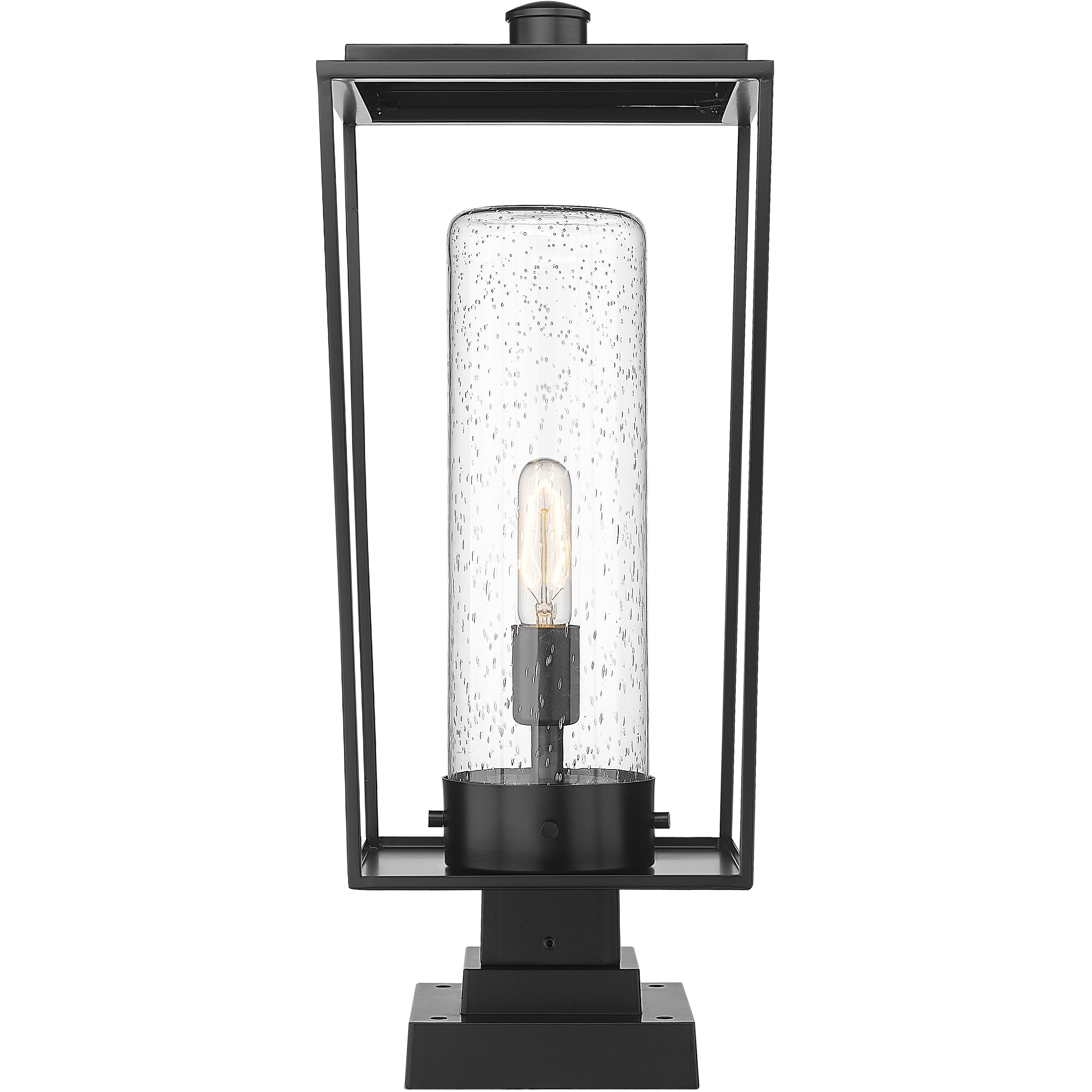 Sheridan 1 Light 24.75 inch Black Outdoor Pier Mounted Fixture