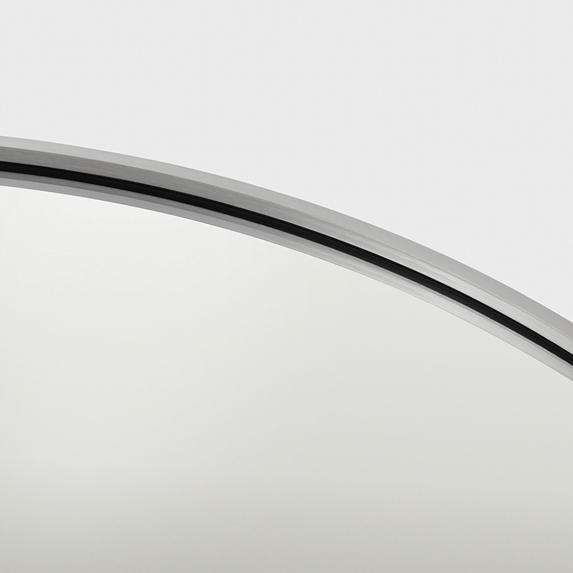 Cadre 30 X 30 inch Brushed Nickel Backlit Wall Mirror