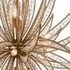 Naples 11 Light 34 inch Matte Gold Chandelier Ceiling Light