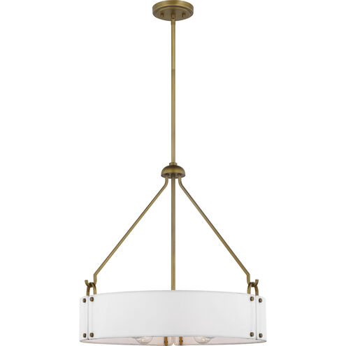 Halter 4 Light 22.63 inch Natural Brass Pendant Ceiling Light