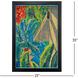 Into the Canyon / From the Yard Blue and Green and Multi and Yellow Framed Art