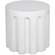 Eris 18 X 17.5 inch White Outdoor Accent Table