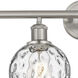 Edison Athens Water Glass 4 Light 33 inch Brushed Satin Nickel Bath Vanity Light Wall Light