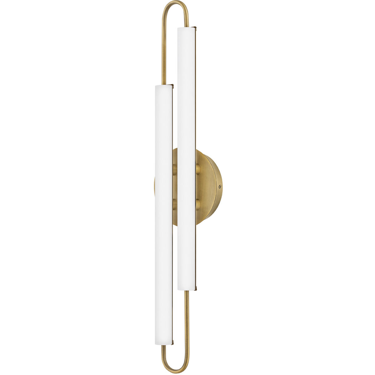 Eos LED 25 inch Lacquered Brass Bath Light Wall Light