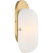 Heathcote 1 Light 4.5 inch Legacy Brass Vanity Light Wall Light