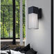 Oslo 1 Light 4.5 inch Black Outdoor Lantern