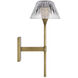 Waterford Blaze Sconce Wall Light in Natural Brass