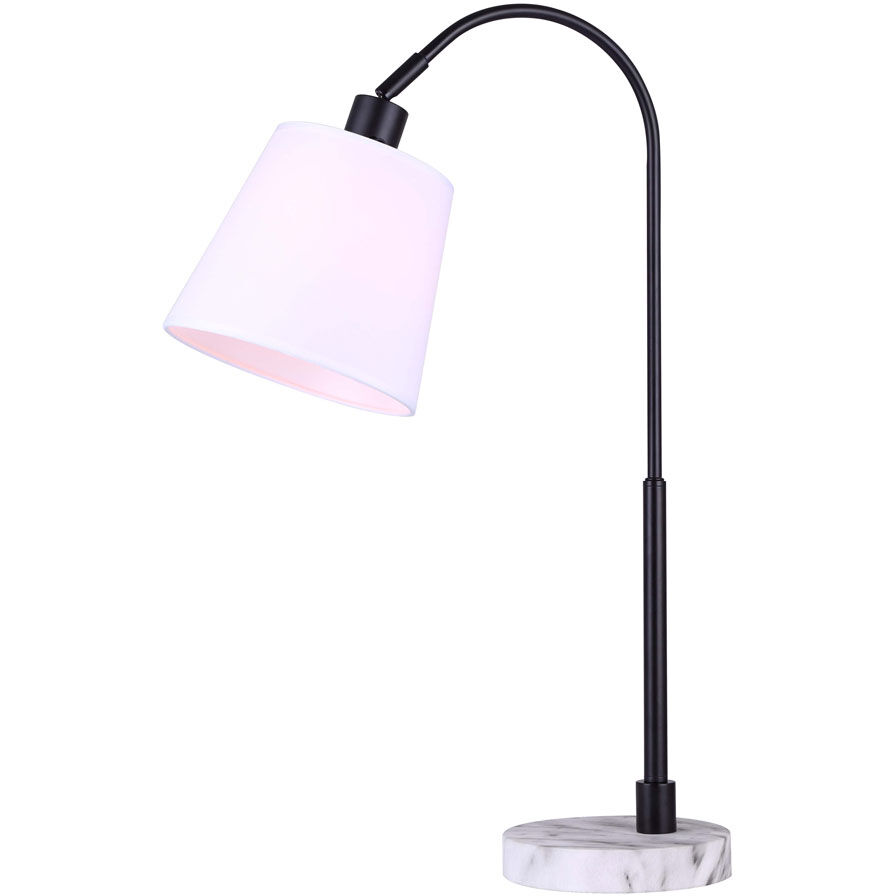 Anki 27 inch 40.00 watt Black and Faux Marble Table Lamp Portable Light
