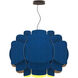 Bella 30 inch Blue Pendant Ceiling Light in Blue/Ash, WEP Collection