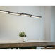 Geo LED 7 inch White Pendant Ceiling Light, Linear