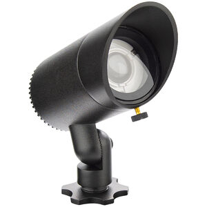 InterBeam Black 3.00 watt LED Spot and Flood Light, Low Voltage Accent Light, WAC Landscape