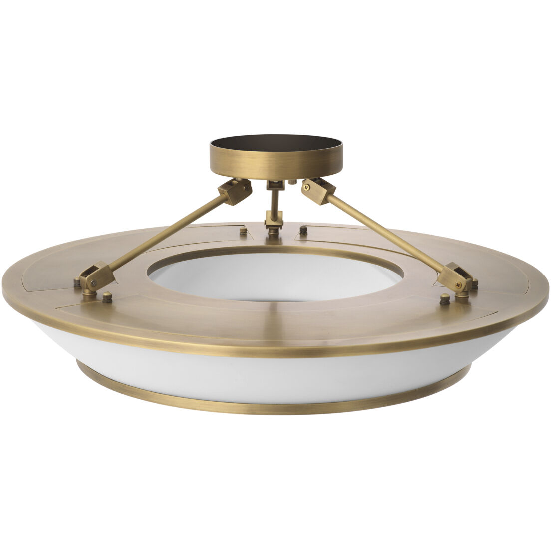 Ferette 6 Light 24.02 inch Antique Brass Ceiling Lamp Ceiling Light