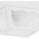 Ceiling Mount 1 Light 8.25 inch White Outdoor Flush Mount