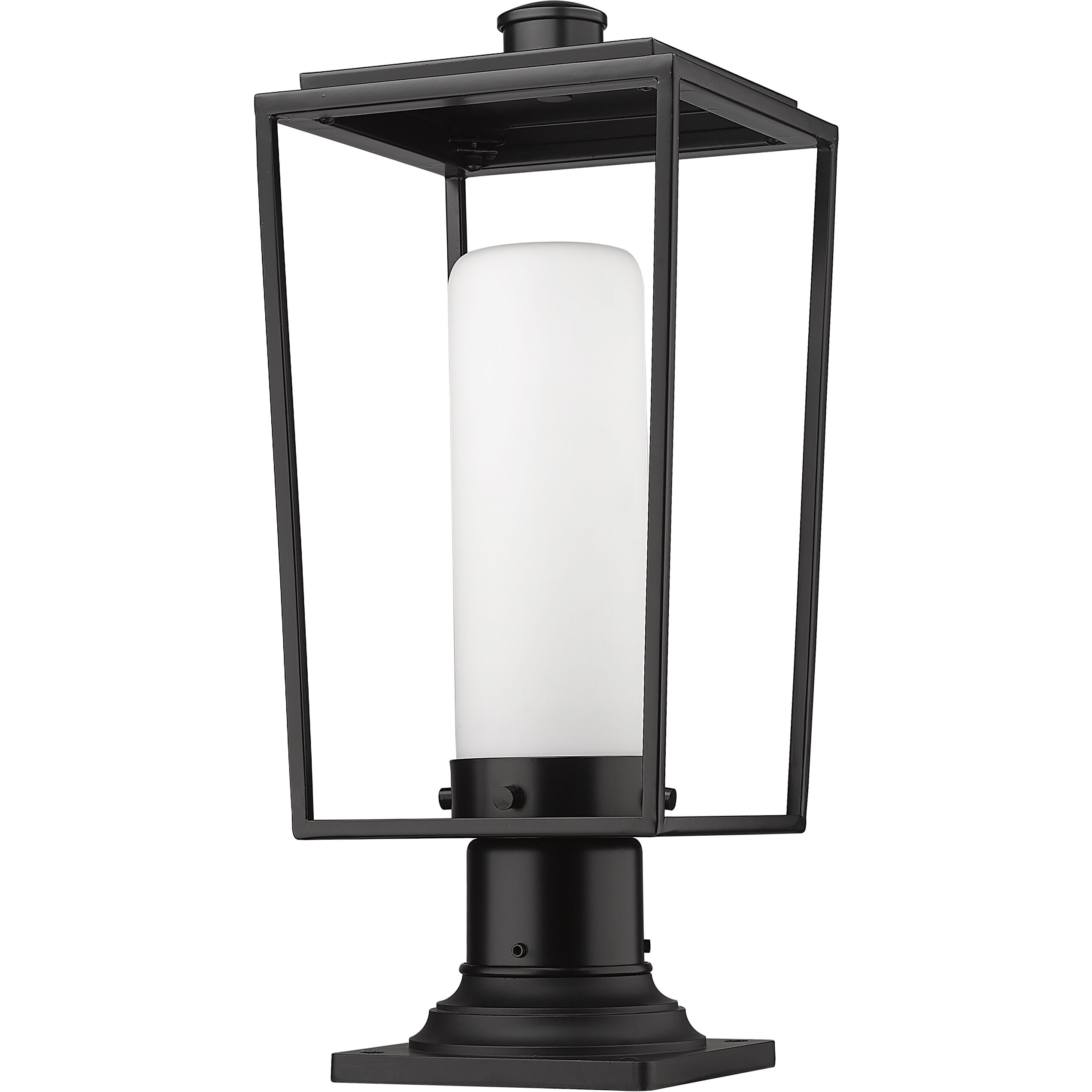 Sheridan 1 Light 19.5 inch Black Outdoor Pier Mounted Fixture