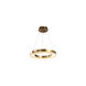 Canada LED 24 inch Gold LED Chandelier Ceiling Light