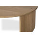 Penny 39 X 39 inch Natural Coffee Table, Large