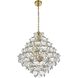 Adaline 15 Light 24 inch Satin Gold Chandelier Ceiling Light