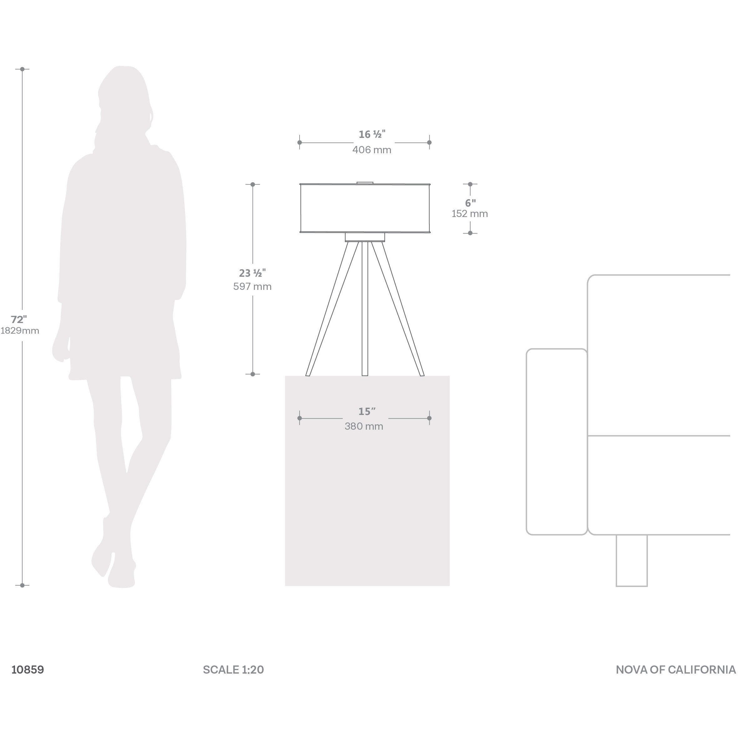 Quattro 31 inch 23.00 watt Dark Walnut Wood and Weathered Brass Table Lamp Portable Light