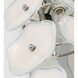 kate spade new york Leighton LED 7.75 inch Polished Nickel Sconce Wall Light in Cream Tinted Glass