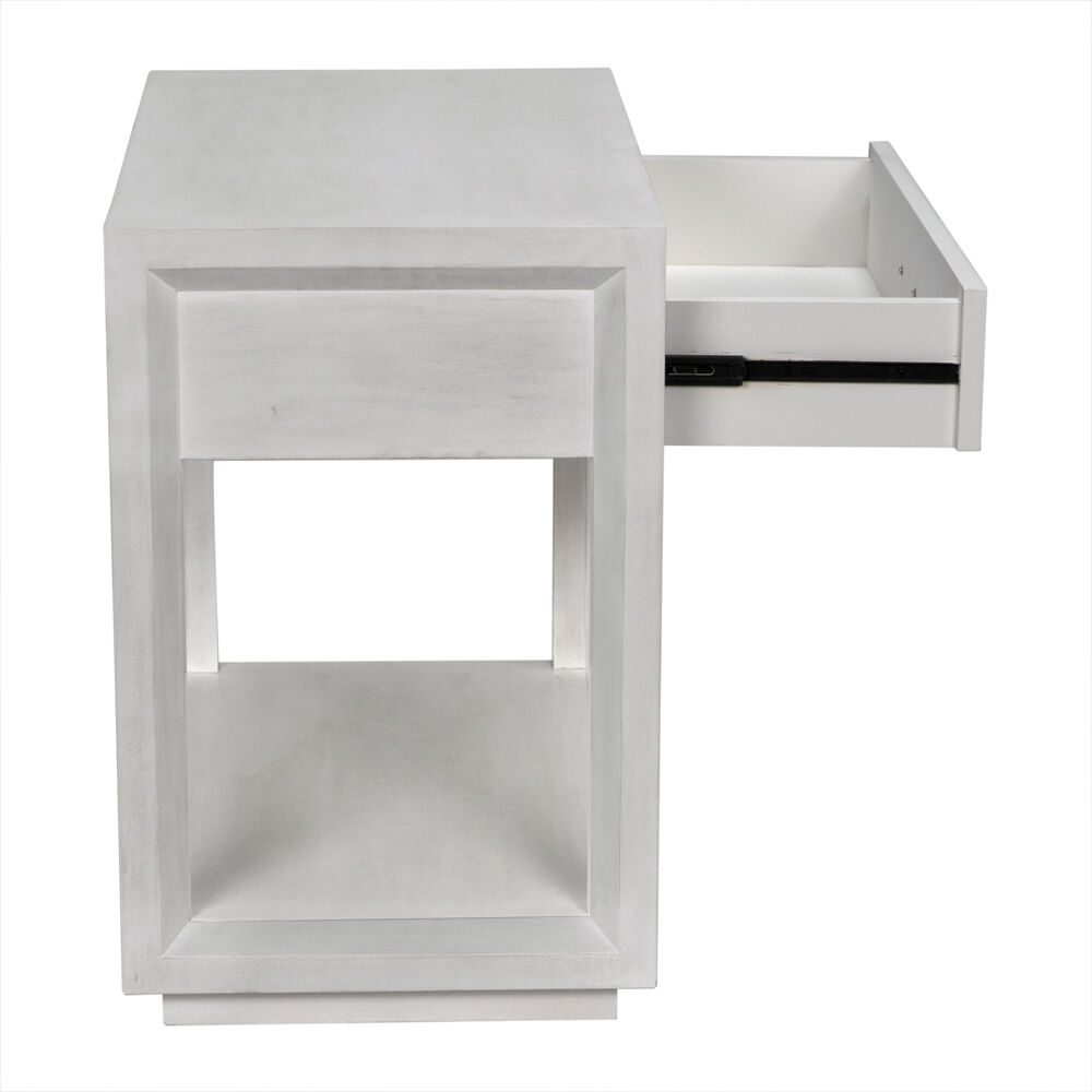 Antony 32 X 28.5 inch White Wash Side Table